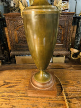 Load image into Gallery viewer, Antique Neoclassical Solid Bronze Urn Table Lamp, Ancient Greek Style