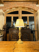Load image into Gallery viewer, Antique 19th Century Bronze Table Lamp, Louis XVI Style