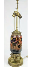 Load image into Gallery viewer, Rare William Moorcroft Pottery Flambe ANEMONE Flambe Poppies Lamp