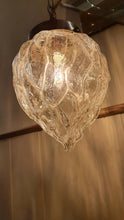 Load image into Gallery viewer, Antique French Glass "Acorn" Pendant Light