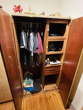 Load image into Gallery viewer, Vintage Birds Eye Maple Art Deco Style Antique Wardrobes