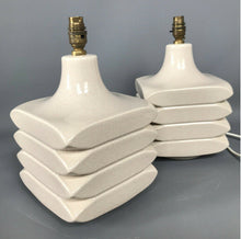 Load image into Gallery viewer, Rare Cari Zalloni Designer Pair Of Iconic Facette Table Lamps For German Steuler