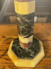 Load image into Gallery viewer, Antique Neoclassical Marble Table Lamp