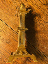 Load image into Gallery viewer, 19th Century Gothic Bronze Table Lamp, Pugin Style (pair Available)