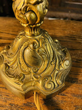 Load image into Gallery viewer, 19th Century Gilded Bronze Rococo Table Lamp, Antique French