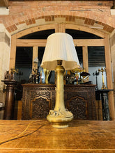 Load image into Gallery viewer, 19th Century Japanese Brass Dragon Table Lamp, Meiji Period
