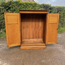 Load image into Gallery viewer, Early 20th Century Antique Quartersawn Oak School Cupboard, Housekeepers