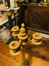 Load image into Gallery viewer, Pair Of Charles X Ormolu Gilded Bronze Candleabra, Circa 1840