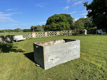 Load image into Gallery viewer, Huge Galvanised 19th Century Riveted Water Tank / Planter, From Stately Home