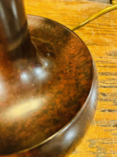 Load image into Gallery viewer, Vintage Art Deco Bakelite & Opaline Glass Globe Table Lamp