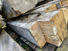 Load image into Gallery viewer, Reclaimed Victorian Yellow Pine Beams, 13.5”X13.5”, 16ft Long, 170 Years Old
