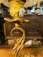 Load image into Gallery viewer, Antique Louis XVI Style Bronze And Porcelain Table Lamp, Sevres Style