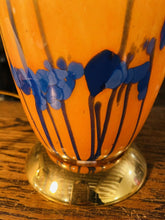 Load image into Gallery viewer, Vintage Murano Glass Table Lamp With Gold Plated Fittings