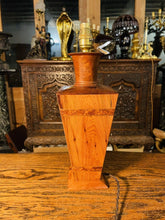 Load image into Gallery viewer, Vintage Art Deco Style Burr Walnut & Thuya Table lamp, Inlaid Marquetry