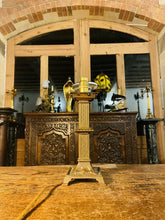 Load image into Gallery viewer, 19th Century Gothic Bronze Table Lamp, Pugin Style (pair Available)