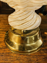 Load image into Gallery viewer, Murano Latticino Ribbon Glass Table Lamp By ‘Dino Martens’ Mid Century