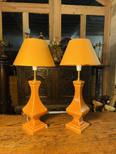Load image into Gallery viewer, Pair Of Vintage Mid-Century Table Lamps By ‘Kostka’ Of France