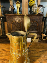 Load image into Gallery viewer, Antique Joseph Sankey Art Nouveau Copper Lidded Large Water Jug c1905