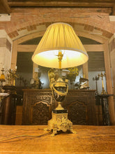 Load image into Gallery viewer, Italian Marble & Brass Table Lamp By ‘Brevettato’, Louis XIV Style