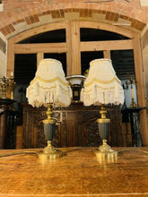 Load image into Gallery viewer, Vintage Pair Of Solid Brass Table Lamps, By ‘Einor Backstrom’ Of Sweden
