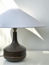 Load image into Gallery viewer, Mid-Century Brown Ceramic Table Lamp by Désirée Stentøj, 1960s MCM
