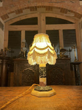 Load image into Gallery viewer, Antique Neoclassical Marble Table Lamp
