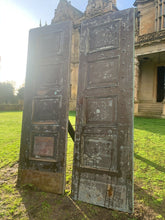 Load image into Gallery viewer, Huge Solid English Bronze Bank Doors, Stately Home, London Bank, Late 19th C
