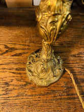 Load image into Gallery viewer, 19th Century Gilded Bronze Rococo Table Lamp, Antique French
