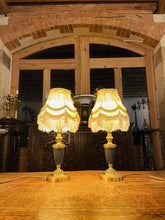 Load image into Gallery viewer, Vintage Pair Of Solid Brass Table Lamps, Bedside, By ‘Einor Backstrom’ Of Sweden
