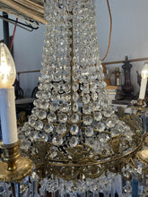 Load image into Gallery viewer, Antique 1900’s French Empire Crystal Chandelier, From London Palldium Theatre
