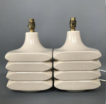 Load image into Gallery viewer, Rare Cari Zalloni Designer Pair Of Iconic Facette Table Lamps For German Steuler
