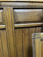 Load image into Gallery viewer, Antique Arts &amp; Crafts English Oak Panelling, Complete Room, Over 14 Metres
