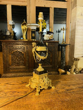 Load image into Gallery viewer, Italian Marble &amp; Brass Table Lamp By ‘Brevettato’, Louis XIV Style
