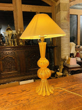 Load image into Gallery viewer, Murano Glass Lamp Real Gold by ‘Marbro Company’, Seguso Vetri d’Art, MCM
