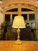 Load image into Gallery viewer, 19th Century Gilded Bronze Rococo Table Lamp, Antique French
