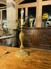 Load image into Gallery viewer, Gilded Bronze Louis XV Table Lamp, Vintage ‘Lucien Gau’, Rococo
