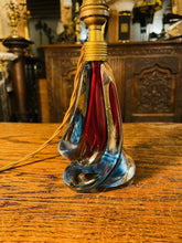 Load image into Gallery viewer, Vintage Mid-century Murano Sommerso Table Lamp
