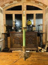 Load image into Gallery viewer, WILLIAM IV BRONZE ROCOCO REVIVAL ‘PALMER’ CANDLE LAMP, CIRCA 1830
