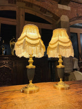 Load image into Gallery viewer, Vintage Pair Of Solid Brass Table Lamps, Bedside, By ‘Einor Backstrom’ Of Sweden
