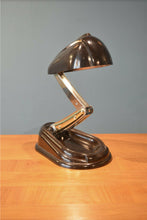 Load image into Gallery viewer, Genuine Authentic Brevette Bakelite lamp Brown By Gustave Miklos For Jumo
