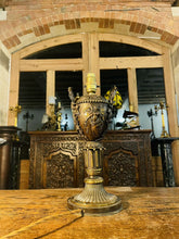 Load image into Gallery viewer, Antique Solid Bronze Urn Table Lamp, Classical Style, 19th Century
