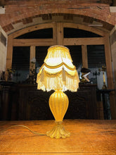 Load image into Gallery viewer, Murano Glass Lamp Real Gold With Original Label Seguso Vetri d’Art, MCM
