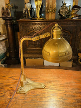 Load image into Gallery viewer, Antiwue Jugendstil Art Nouveau Brass Desk Lamp, 1910
