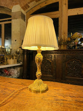 Load image into Gallery viewer, 19th Century Gilded Bronze Rococo Table Lamp, Antique French
