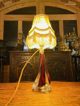 Load image into Gallery viewer, 1950s Flavio Poli Seguso &#39;Sommerso&#39; Table Lamp, Murano Italy, MCM
