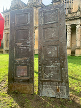 Load image into Gallery viewer, Huge Solid English Bronze Bank Doors, Stately Home, London Bank, Late 19th C
