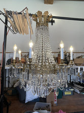 Load image into Gallery viewer, Antique 1900’s French Empire Crystal Chandelier, From London Palldium Theatre
