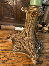 Load image into Gallery viewer, WILLIAM IV BRONZE ROCOCO REVIVAL ‘PALMER’ CANDLE LAMP, CIRCA 1830
