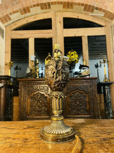 Load image into Gallery viewer, Antique Solid Bronze Urn Table Lamp, Classical Style, 19th Century
