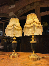 Load image into Gallery viewer, Vintage Pair Of Solid Brass Table Lamps, Bedside, By ‘Einor Backstrom’ Of Sweden
